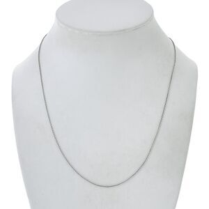 Vintage Italy Sterling Silver 925 Cable Link Chain 18"